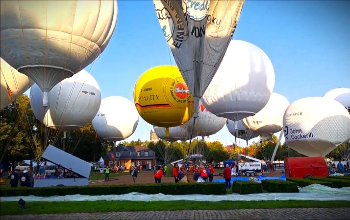 Gasballon Weltmeisterschaft Münster